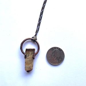 Copper Lodolite Crystal Necklace